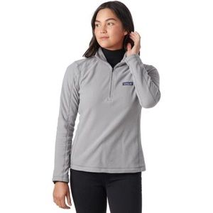 Patagonia Micro D Quarter Zip Fleece- Feather Grey